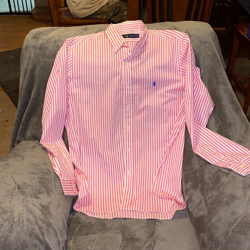 Polo Ralph Lauren Button Down, size-L Excellent Condition.